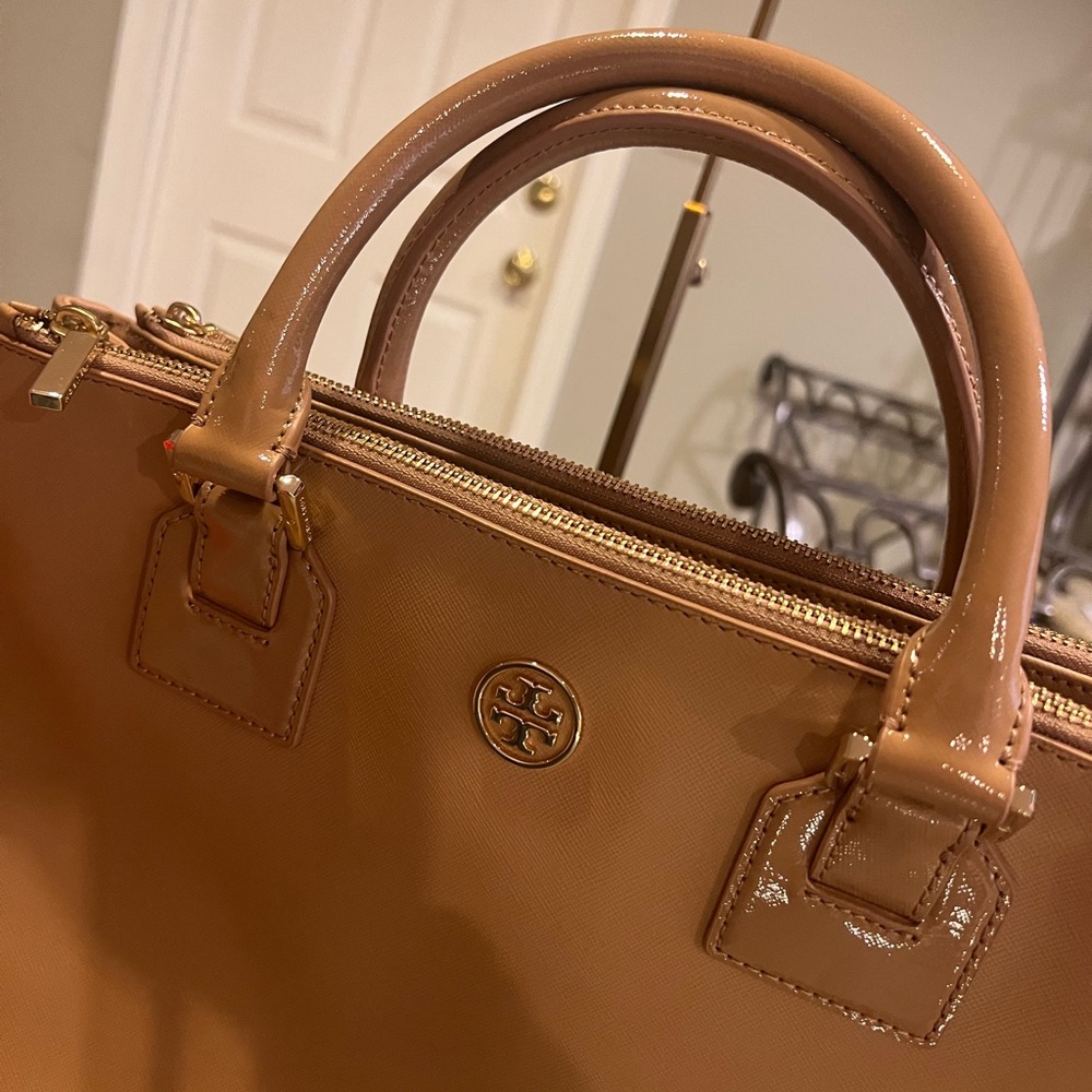 Tory Burch Tan Leather Satchel